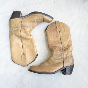 Frye Cowboy Boots Brown Men 10.5 D Leather